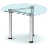 Приставка спереди стола ПРК-ПР110х90С/МК-В3 (зеленое стекло)